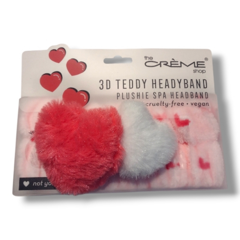 The Crème Shop Not Your Baby 3D Heart Teddy Headband